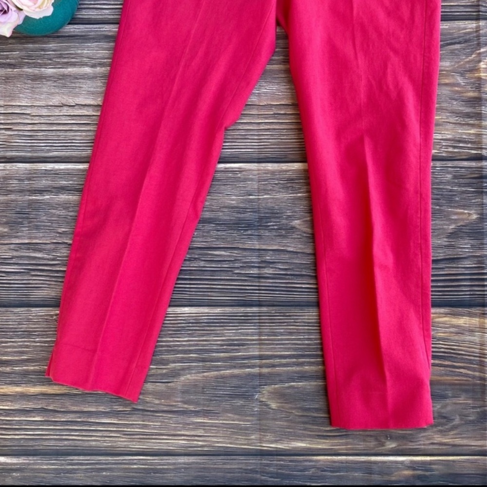 EUC Banana Republic Sloan Fit Pink Slacks Pants SIZE 4P Viscose Stretch - Picture 7 of 8